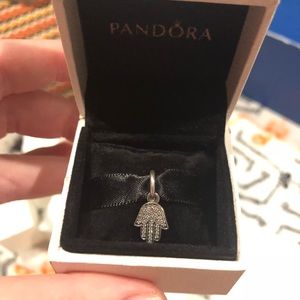 Hamsa hand pandora charm